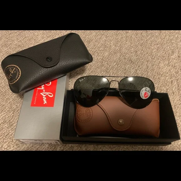 AUTHENTIC Ray-Ban Aviator Sunglasses Large NEW